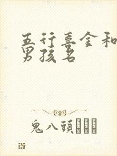 五行喜金和土的男孩名