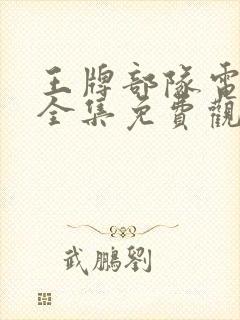 王牌部队电视剧全集免费观看