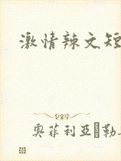 激情辣文短篇