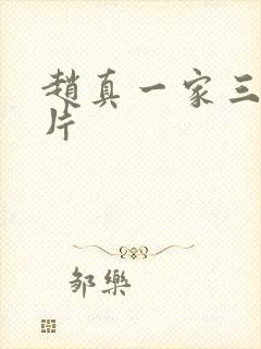 赵真一家三口照片
