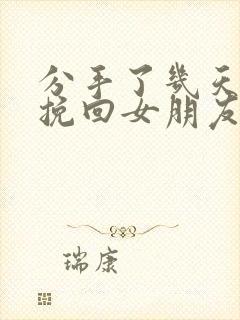 分手了几天怎么挽回女朋友