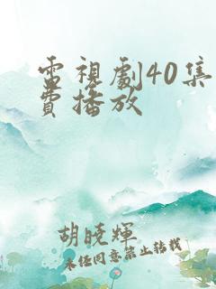 电视剧40集免费播放