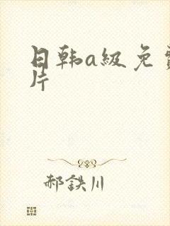 日韩a级免费看片