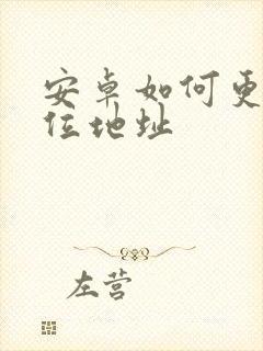 安卓如何更改定位地址