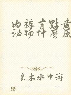 内裤有点黄色分泌物什么原因