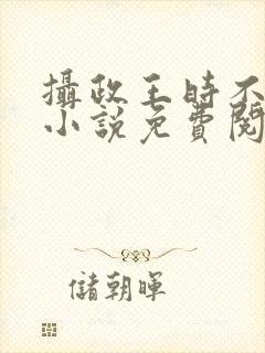 摄政王时不待我小说免费阅读