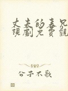 丈夫的表兄弟电视剧免费观看全集