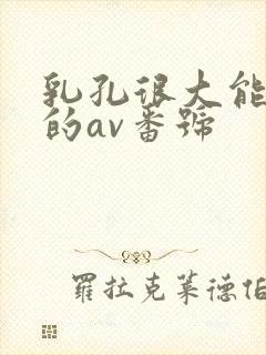 乳孔很大能进去的av番号