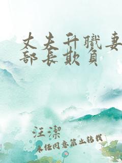 丈夫升职妻子被部长欺负