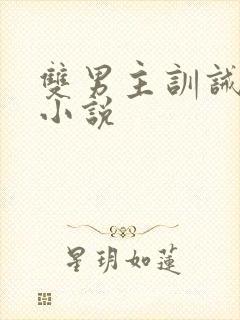 双男主训诫调教小说