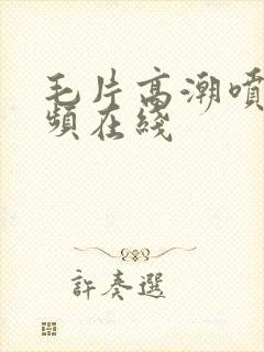 毛片高潮喷液视频在线