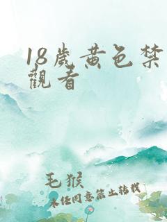 18岁黄色禁止观看