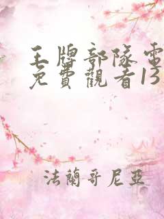 王牌部队电视剧免费观看13集