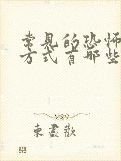 常见的恐怖袭击方式有哪些