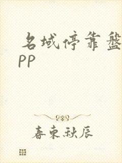 名域停靠盘他app