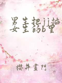 男生把jj插进女生的b里