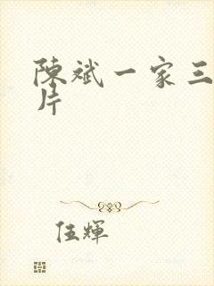 陈斌一家三口照片