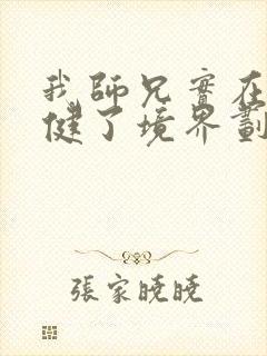 我师兄实在太稳健了境界划分