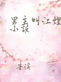 男主叫江煜辰的小说