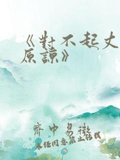 《对不起丈夫请原谅》