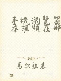 手机浏览器已缓存视频在哪里