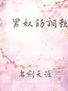 男奴的调教小说