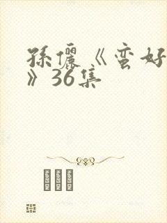 孙俪《蛮好人生》36集