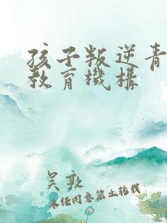 孩子叛逆青少年教育机构