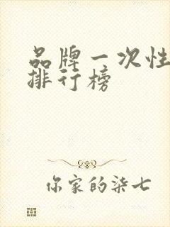 品牌一次性餐具排行榜