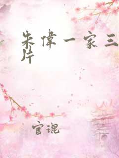 朱伟一家三口照片