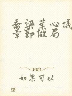 乔梁叶心仪最新章节做局