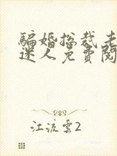 骗婚总裁老婆很迷人免费阅读全文