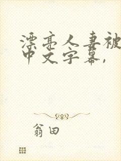 漂亮人妻被中出中文字幕,