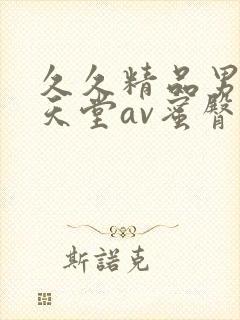 久久精品男人的天堂av蜜臀