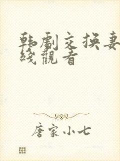 韩剧交换妻子在线观看