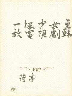 一级少女免费播放电视剧韩剧大全在线看