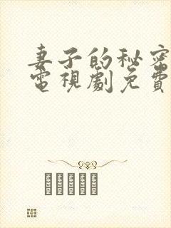 妻子的秘密在线电视剧免费播放