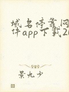 域名停靠网站软件app下载2022