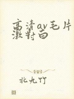 高清av毛片刺激对白