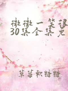 微微一笑很倾城30集全集免费观看