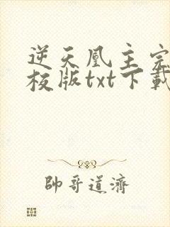 逆天凰主完本精校版txt下载