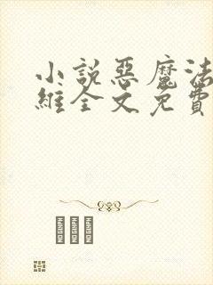 小说恶魔法则杜维全文免费读