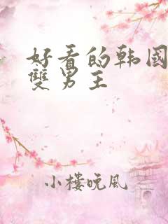 好看的韩国漫画双男主