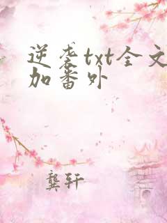 逆袭txt全文加番外