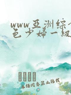 www亚洲综合色少妇一级