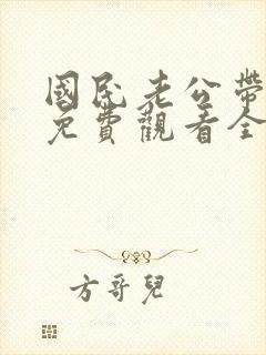 国民老公带回家免费观看全集