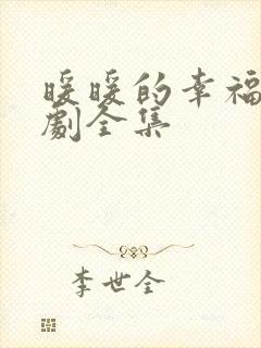 暖暖的幸福电视剧全集