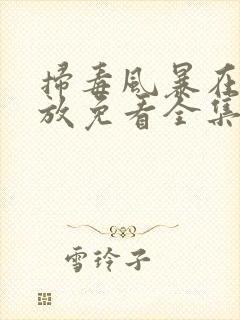 扫毒风暴在线播放免看全集高清