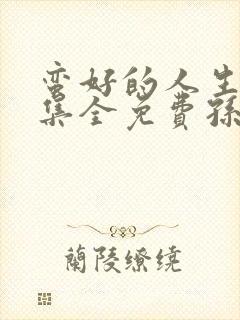 蛮好的人生40集全免费孙俪