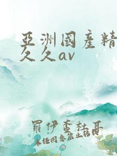亚洲国产精品久久久av